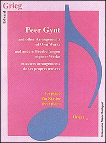 Beispielbild fr Peer Gynt und andere Bearbeitungen eigener Werke (Music Scores) zum Verkauf von medimops
