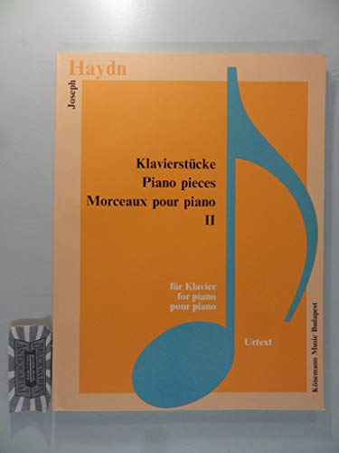 Beispielbild fr Haydn: Klavierstcke II (Arrangements) zum Verkauf von Ammareal