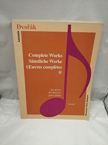 Dvorak: Complete Piano Works II (9789639155206) by AntonÃ­n DvoÅ™Ã¡k