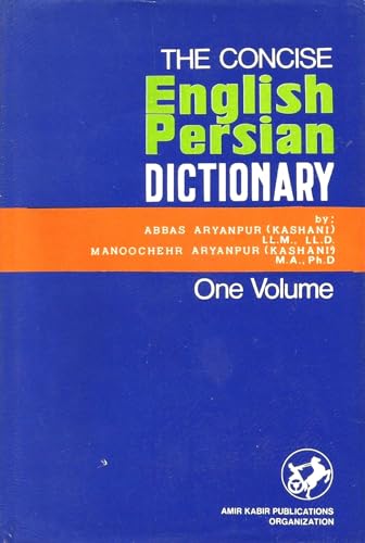 Stock image for Concise English-Persian Dictionary for sale by Books From California