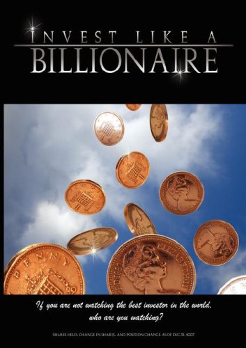 9789650060060: Invest like a Billionaire: If you are not watching the best investor in the world, who are you watching? (2008)