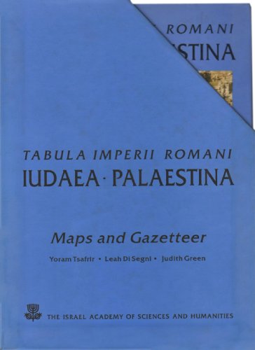 Beispielbild fr Tabula Imperii Romani Iudaea Palaestina: Eretz Israel in the Hellenistic, Roman and Byzantine Periods, Maps and Gazetteer zum Verkauf von Zubal-Books, Since 1961