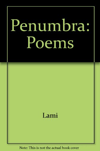Stock image for Penumbra: Poems for sale by Book Alley