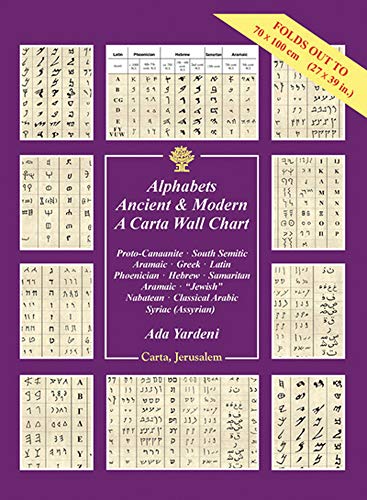 Stock image for Alphabets Ancient and Modern: A Carta Wall Chart for sale by Save With Sam