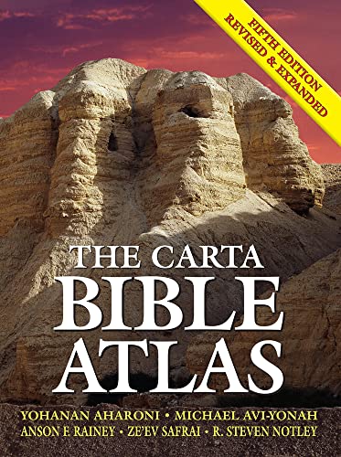 The Carta Bible Atlas, Fifth Edition (9789652208149) by Aharoni, Yohanan; AVI-Yonah, Michael; Rainey, Anson F; Safrai, Ze'ev; Notley, R Steven