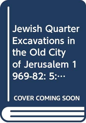 9789652210869: Jewish Quarter Excavations in the Old City of Jerusalem 1969-82: 5: The Crdo Area X and Nea Church Area D and T