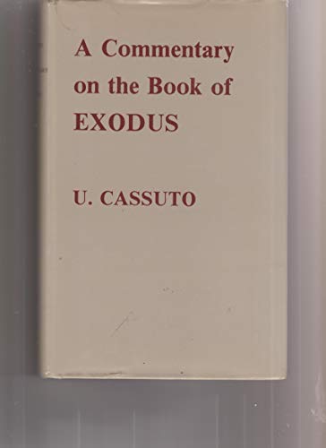 A Commentary on the Book of Exodus (9789652234780) by U. Cassuto