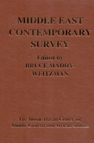 Beispielbild fr Middle East Contemporary Survey V. 23; 1999 zum Verkauf von Blackwell's