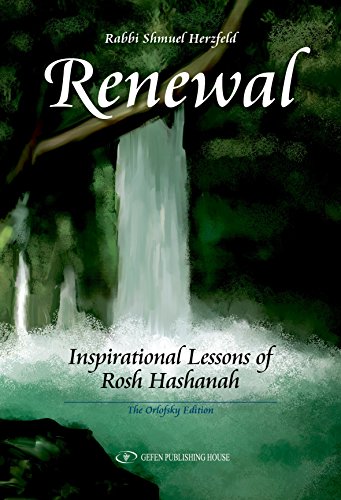 Imagen de archivo de Renewal: Inspirational Lessons of Rosh Hashanah a la venta por Wonder Book