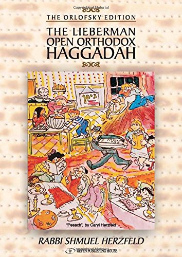 Stock image for The Lieberman Open Orthodox Haggadah (English and Hebrew Edition) for sale by Irish Booksellers