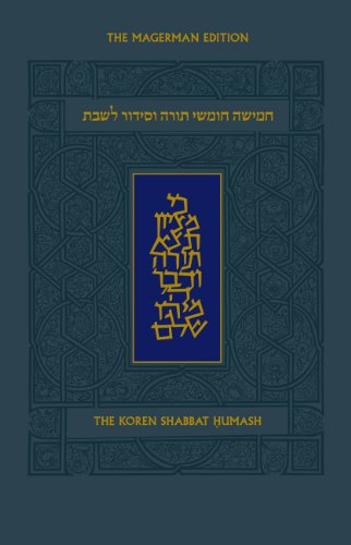 9789653012844: Koren Shabbat Humash: With Commentary by Rabbi Jonathan Sacks, Ashkenaz (Hebrew and English Edition)