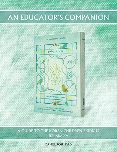 Beispielbild fr An Educator's Companion to the Koren Children's Siddur Large Size, Sepharadim, Hebrew/English: Sephardim zum Verkauf von WorldofBooks