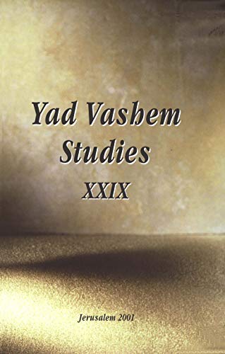 Stock image for Yad Vashem Studies Volume 29 for sale by Big River Books
