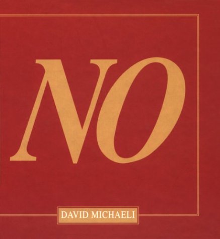 Beispielbild fr No [Paperback] David Michaeli zum Verkauf von Michigander Books