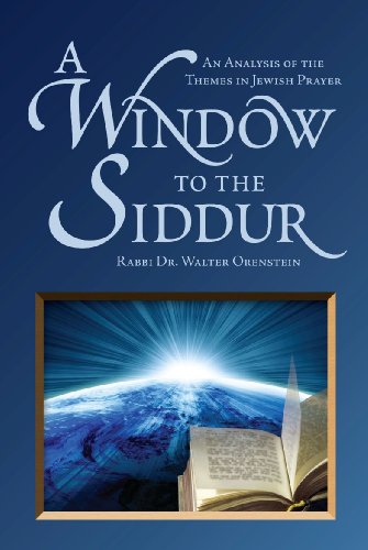 9789655240320: A Window to the Siddur: An Analysis of the Themes in Jewish Prayer