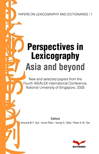 Imagen de archivo de Perspectives in Lexicography: Asia in beyond: Papers on Lexicography and Dictionaries a la venta por Lucky's Textbooks