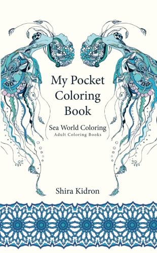 9789659253142: Adult Coloring Book: My Pocket Coloring Book - Sea World Coloring