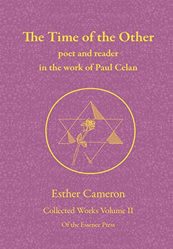 Imagen de archivo de The Time of the Other: poet and reader in the work of Paul Celan (Collected Works) a la venta por BooksMark