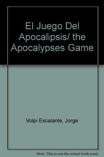 Stock image for El juego del apocalipsis : for sale by Puvill Libros