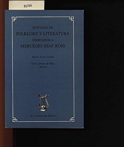Stock image for Estudios de folklore y literatura : for sale by Puvill Libros
