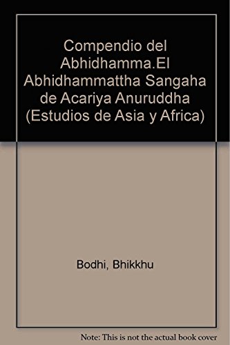 abhidhammattha sangaha bhikkhu bodhi