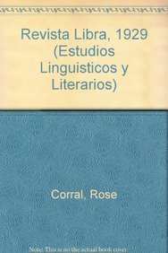 9789681211110: Revista Libra, 1929: L/142 (Estudios Linguisticos Y Literarios)