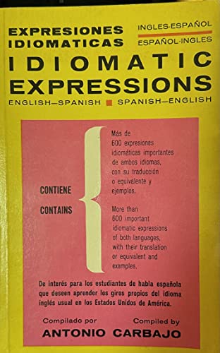 Stock image for Expressions Idiomaticas for sale by A Squared Books (Don Dewhirst)