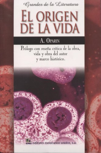 9789681521431: Origen de la vida (Spanish Edition)