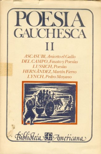 9789681615550: Poesia Gauchesca, II