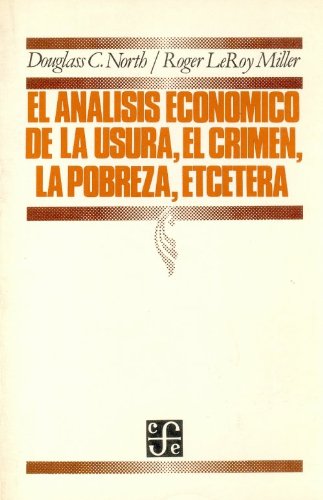 Beispielbild fr El analisis economico de la usura, el crimen, la pobreza, et zum Verkauf von Iridium_Books