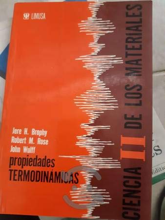 Imagen de archivo de Propiedades Termodinamicas a la venta por Zubal-Books, Since 1961