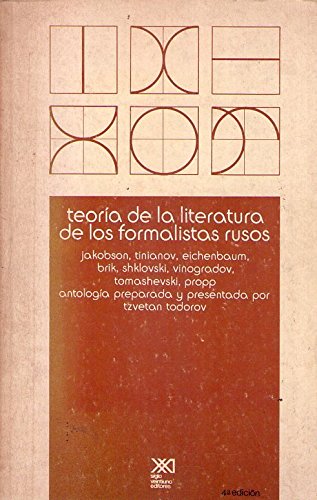 9789682302459: TEORIA DE LA LITERATURA DE LOS FORMALISTAS RUSOS