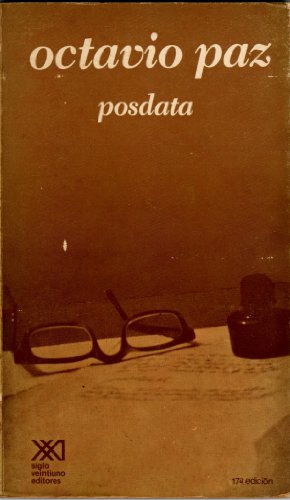 Imagen de archivo de Posdata a la venta por Celery City Books