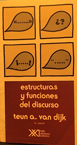 9789682315428: Estructuras y funciones del discurso (Spanish Edition)