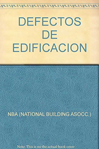 Imagen de archivo de Defectos de Edificacion by Nba a la venta por Hamelyn