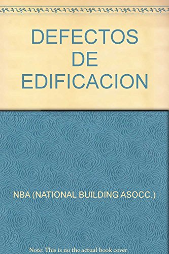 Stock image for Defectos de Edificacion by Nba for sale by Hamelyn