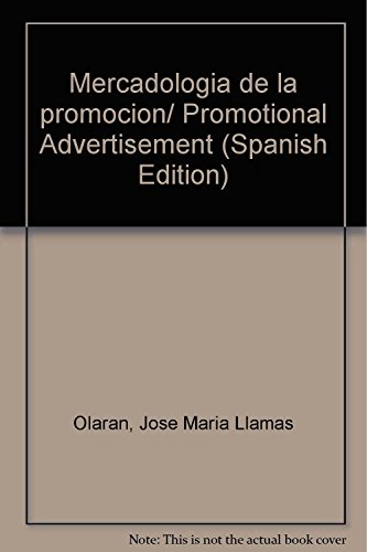 Stock image for Mercadologia de la promocion/ Promotional Advertisement (Spanish Edition) for sale by dsmbooks