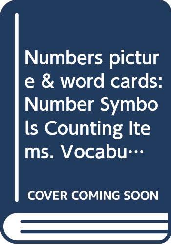 Imagen de archivo de Numbers picture & word cards: Number Symbols Counting Items. Vocabulary (Span. a la venta por Iridium_Books