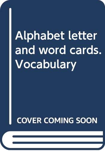 Imagen de archivo de Alphabet letter and word cards. Vocabulary (Spanish Edition) [Paperback] by V. a la venta por Iridium_Books
