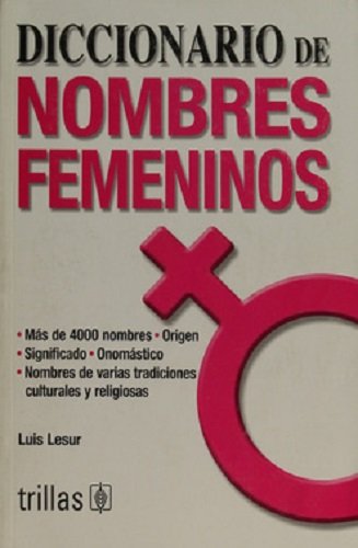 Beispielbild fr Diccinario de nombres femeninos/ Dictionary of Girl Names (Spanish Edition) zum Verkauf von Irish Booksellers