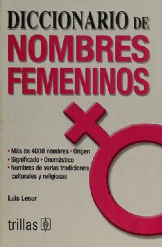 Imagen de archivo de Diccinario de nombres femeninos/ Dictionary of Girl Names (Spanish Edition) a la venta por Irish Booksellers