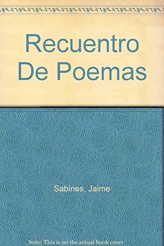 Stock image for Recuentro De Poemas for sale by HPB-Red
