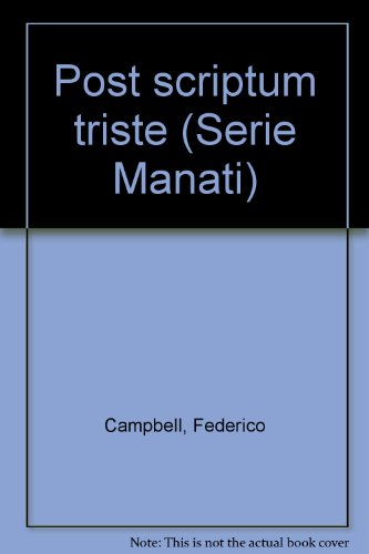 Imagen de archivo de Post scriptum triste (Serie Manat?) (Spanish Edition) a la venta por Redux Books