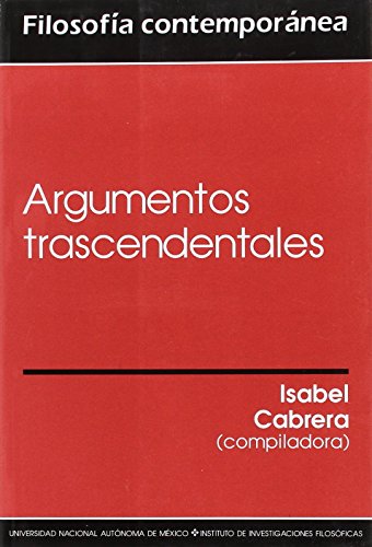 Stock image for ARGUMENTOS TRASCENDENTALES for sale by CATRIEL LIBROS LATINOAMERICANOS