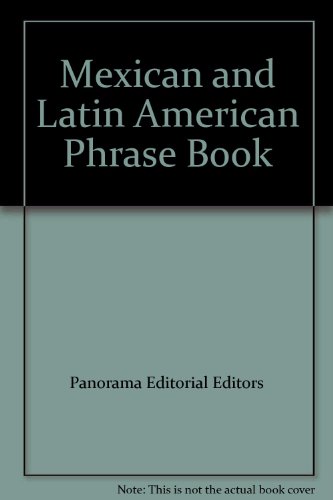 Stock image for Mexican and Latin American Phrase Book for sale by Wonder Book