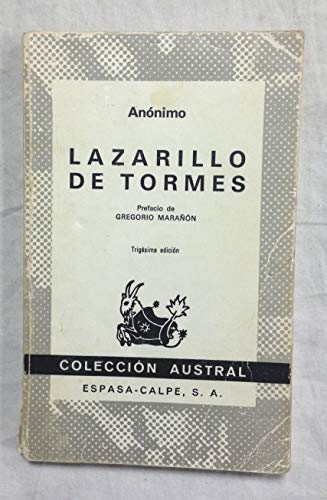 9789684130142: LAZARILLO DE TORMES. Prefacio de Gregorio Maran