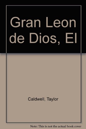9789684191341: Gran Leon de Dios, El