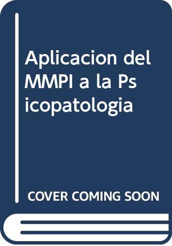 Aplicacion del MMPI a la Psicopatologia (Spanish Edition) (9789684266247) by Nunez, Rafael