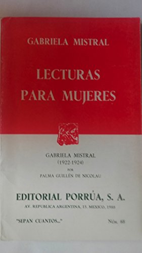 Beispielbild fr Lecturas Para Mujeres ("Sepan cuantos--") (Spanish Edition) zum Verkauf von Ergodebooks