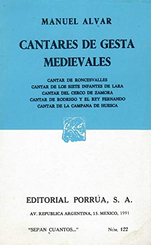 Stock image for Cantares de Gesta Medievales (Spanish Edition) for sale by Stony Hill Books